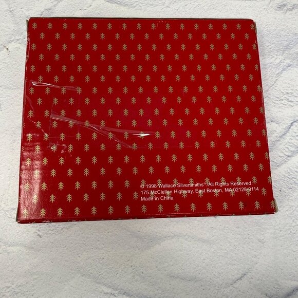 Wallace Silversmiths Candy Cane Spreader Set Of 4 Vintage Silverplated Christmas - Picture 5 of 5